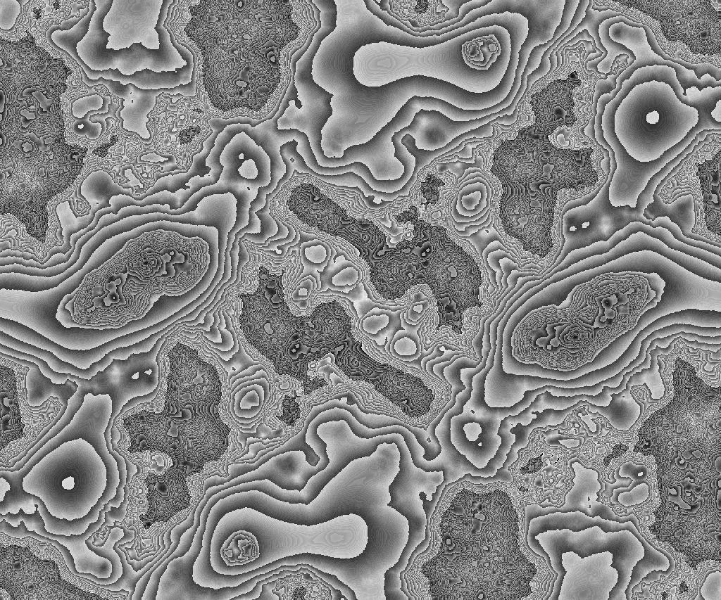 height map of Twin Lakes Park 1