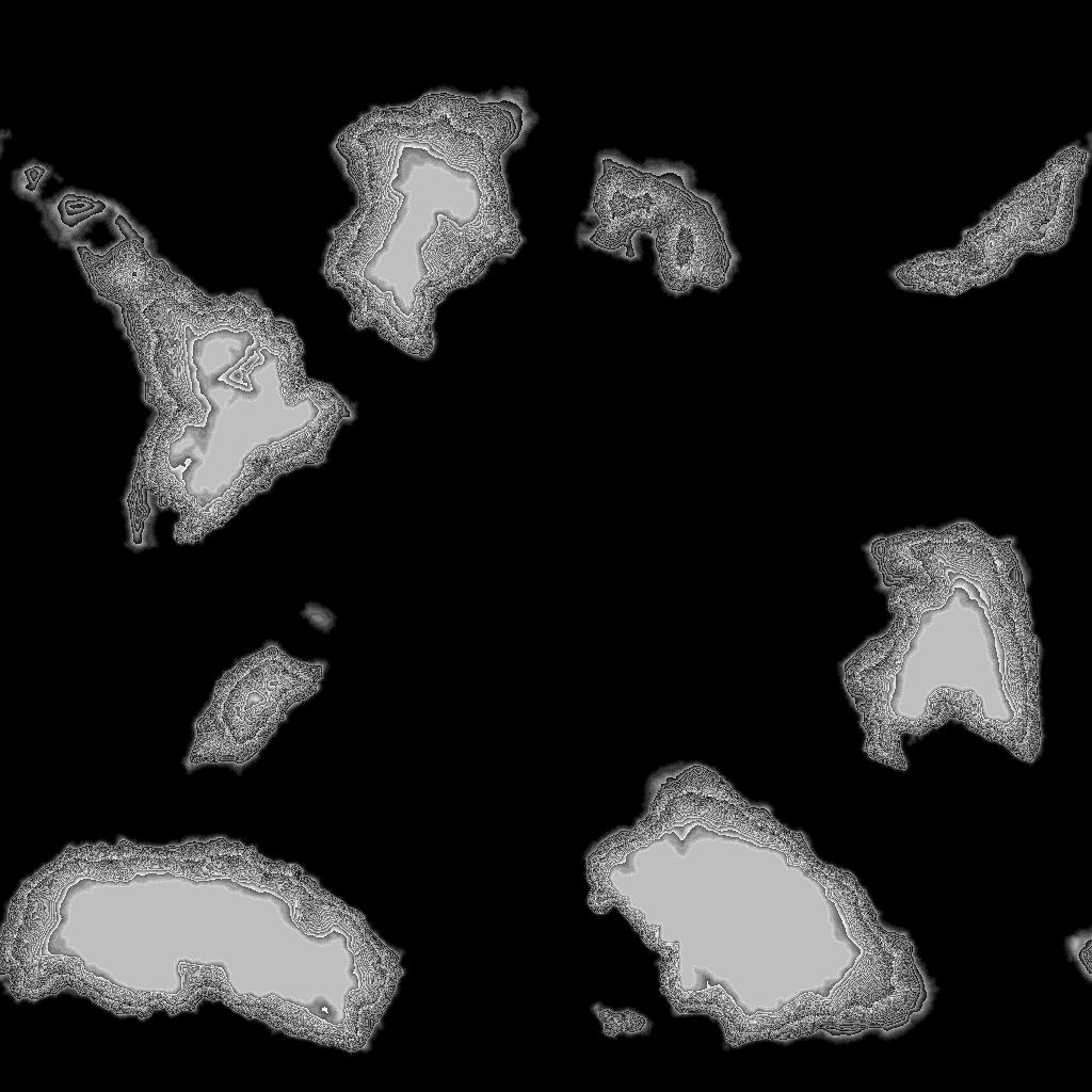 height map of Blue Planet