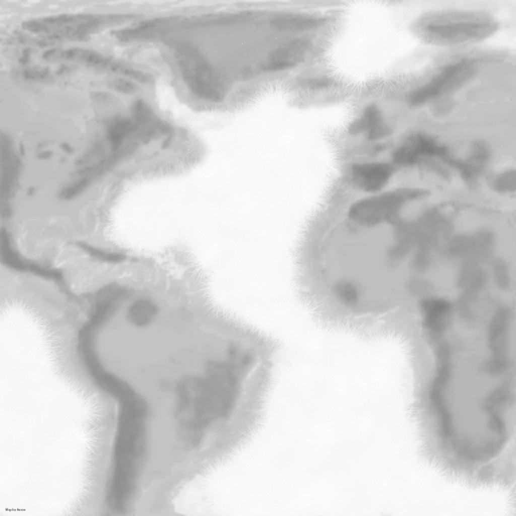 metal map of Atlantic