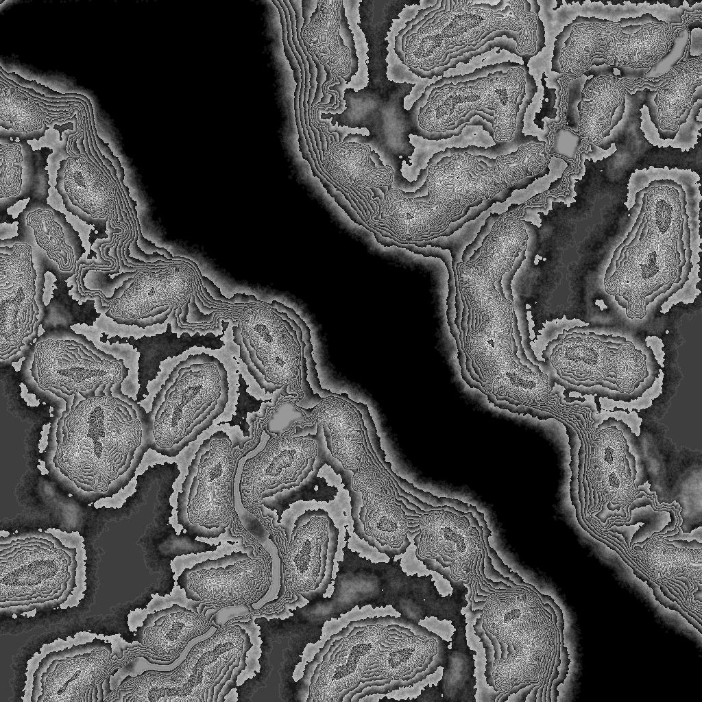 height map of Fractured_Continents